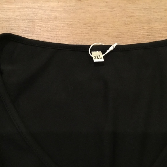 NWOT Sleeveless Drawstring Mini Dress With Pockets Plus Size 2XL - Picture 4 of 5